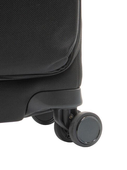 X19 Medium trolley with pockets Black - Semi-rigid Trolley Cases