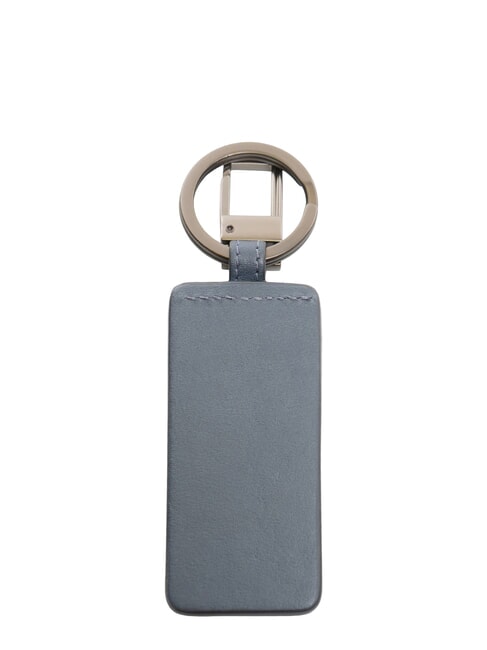 HAKONE Leather charm keychain blue - Key holders
