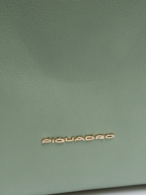 CIRCLE Leather backpack bag green/blue - Work Briefcases