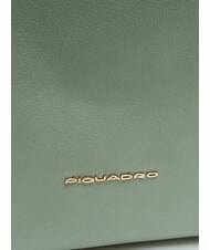 PIQUADRO CIRCLE Leather backpack bag green/blue - Work Briefcases - 3