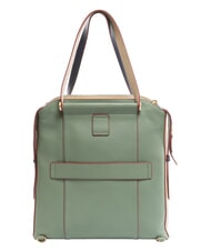 PIQUADRO CIRCLE Leather backpack bag green/blue - Work Briefcases - 4