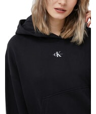 CALVIN KLEIN CK JEANS Cotton sweatshirt with hood and pocket - Women's Sweatshirts