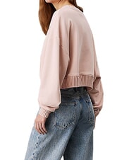 CALVIN KLEIN CK JEANS Cropped V-neck sweatshirt - Women's Sweatshirts