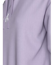 CALVIN KLEIN CK JEANS Cotton hoodie pastel lilac - Women's Sweatshirts - 6