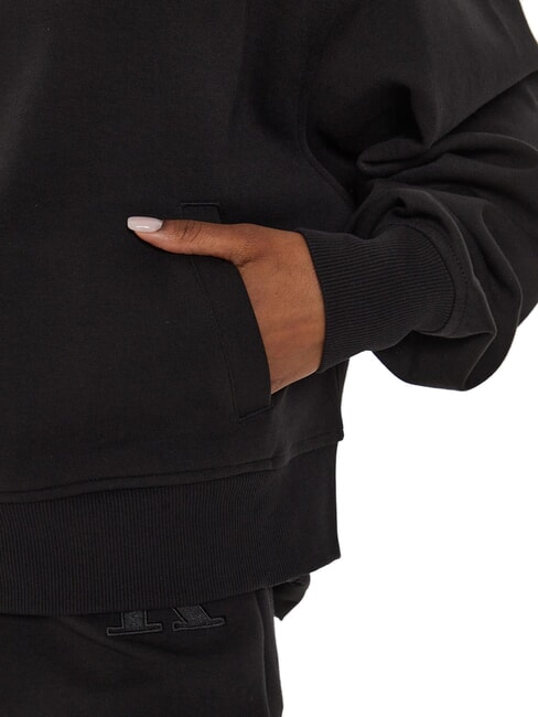 CK JEANS Full-zip turtleneck sweatshirt ck black - Women's Sweatshirts