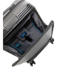 PIQUADRO BIZ Hand Luggage Trolley, PC Holder Black - Hand luggage - 8