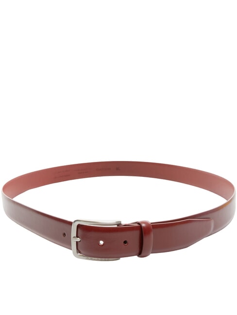belt C56, in leather, can be cut to size red 3 - Belts