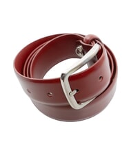 PIQUADRO belt C56, in leather, can be cut to size red 3 - Belts - 3