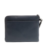 PIQUADRO PAUL Leather clutch bag blue - Women&rsquo;s Bags - 4