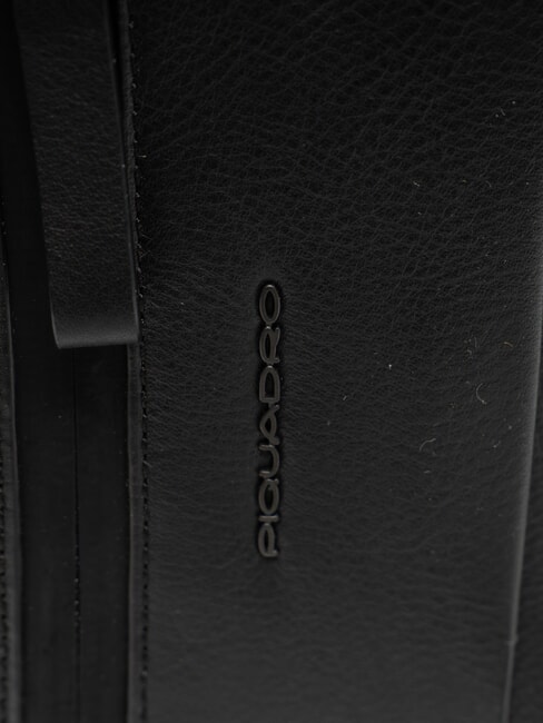 CHARLIE Leather bag Black - Over-the-shoulder Bags for Men