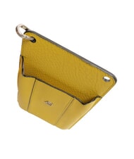 PIQUADRO CIRCLE Leather smartphone holder Yellow - Tablet holder& Organizer - 5