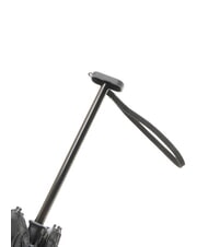 PIQUADRO NABUCCO Mini umbrella with leather case Black - Umbrellas - 5