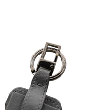 PIQUADRO BLACK SQUARE Leather key ring blue - Key holders - 3
