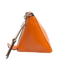 PIQUADRO MUSE Leather key case/coin purse orange2 - Key holders - 3