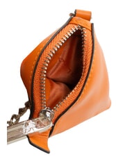 PIQUADRO MUSE Leather key case/coin purse orange2 - Key holders - 4