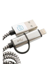 PIQUADRO BAGMOTIC Leather cable tie with USB cable Leather / Red - Travel Accessories - 2