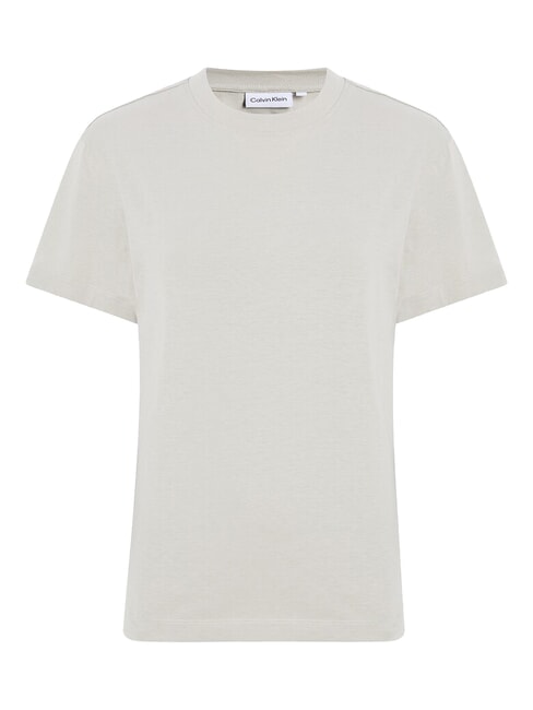 CK Short-sleeved T-shirt with cut-out back sand pebble - T-shirt