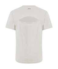 CALVIN KLEIN CK Short-sleeved T-shirt with cut-out back sand pebble - T-shirt - 5