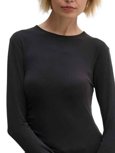 CK JEANS Long-sleeved crew neck T-shirt ck black - T-shirt