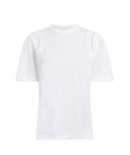 CALVIN KLEIN CK Short-sleeved cut-out T-shirt bright white - T-shirt - 4