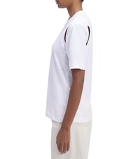 CALVIN KLEIN CK Short-sleeved cut-out T-shirt bright white - T-shirt - 3