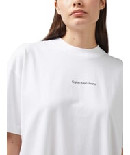 CALVIN KLEIN CK JEANS Relaxed fit short-sleeved T-shirt with print bright white - T-shirt - 3