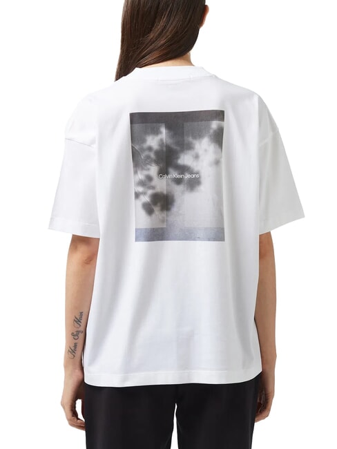 CK JEANS Relaxed fit short-sleeved T-shirt with print bright white - T-shirt