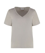 CALVIN KLEIN CK Short-sleeved V-neck T-shirt sand pebble - T-shirt - 4