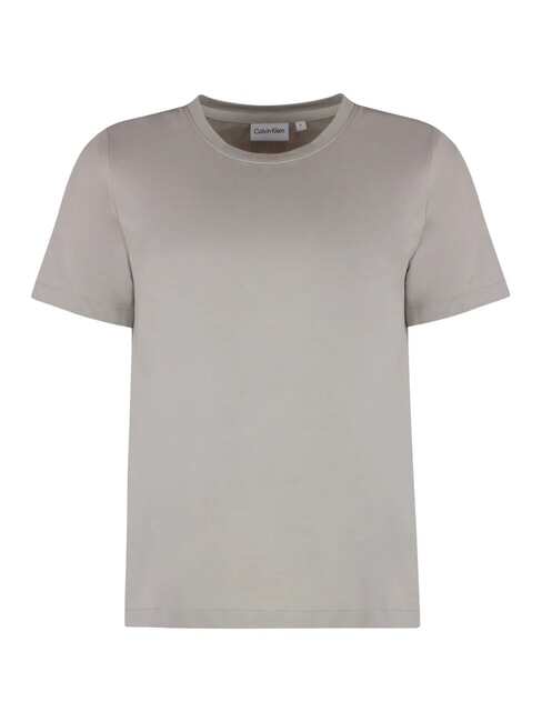 CK Short-sleeved crew neck T-shirt sand pebble - T-shirt