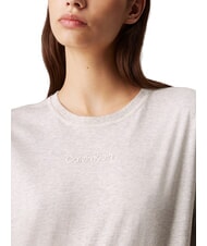 CALVIN KLEIN CK PERFORMANCE Relaxed fit short-sleeved T-shirt silver birch heather - T-shirt - 3