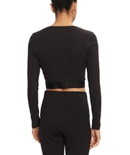 CALVIN KLEIN CK Cropped long-sleeved T-shirt - T-shirt