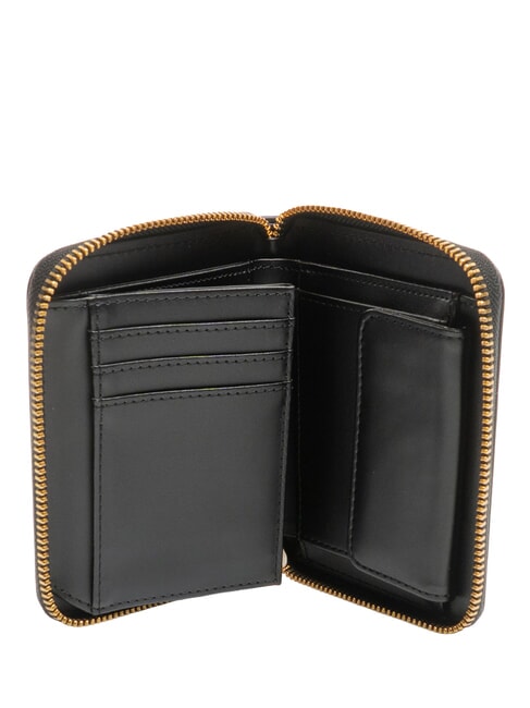 LOCKED IN GOLD  Small zip-around wallet Black - Women’s Wallets