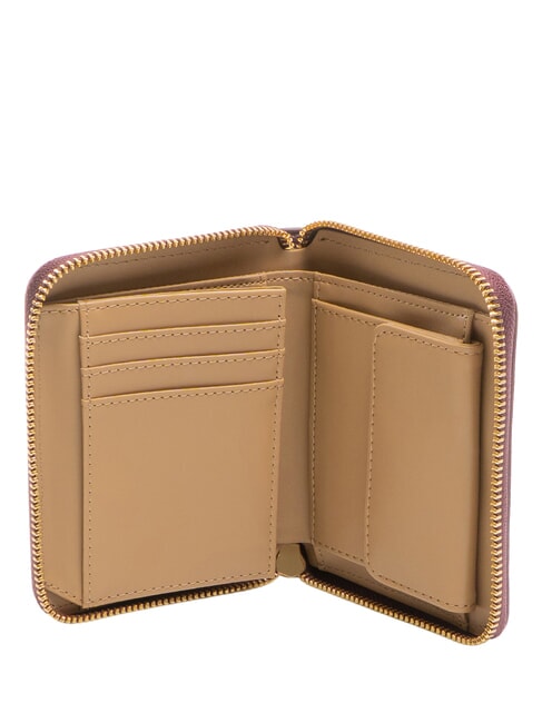 LOCKED IN GOLD  Small zip-around wallet wine - Women&rsquo;s Wallets