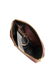 BORBONESE CLASSICA Coin case with key ring merlot - Key holders - 2
