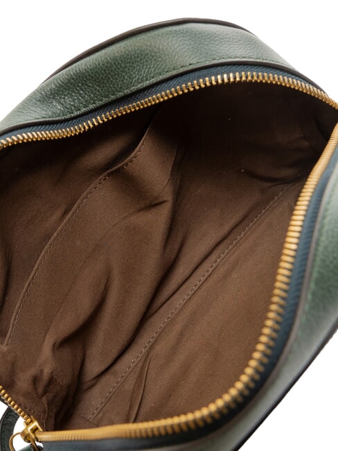 DOMITILLA  Beauty in leather gold colored malachite - Beauty Case