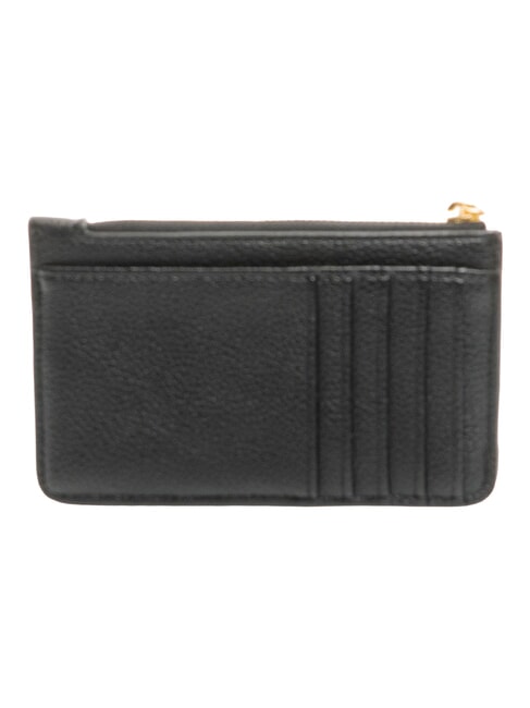 JEWEL Flat card holder with zip Black - Women&rsquo;s Wallets