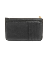 LOVE MOSCHINO JEWEL Flat card holder with zip - Women’s Wallets