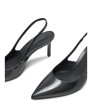 CALVIN KLEIN CK Leather sling back pumps ck black - Women’s shoes - 4