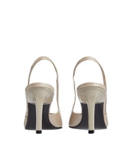 CALVIN KLEIN CK Leather sling back pumps stony beige - Women&rsquo;s shoes - 4