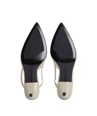 CALVIN KLEIN CK Leather sling back pumps stony beige - Women&rsquo;s shoes - 5