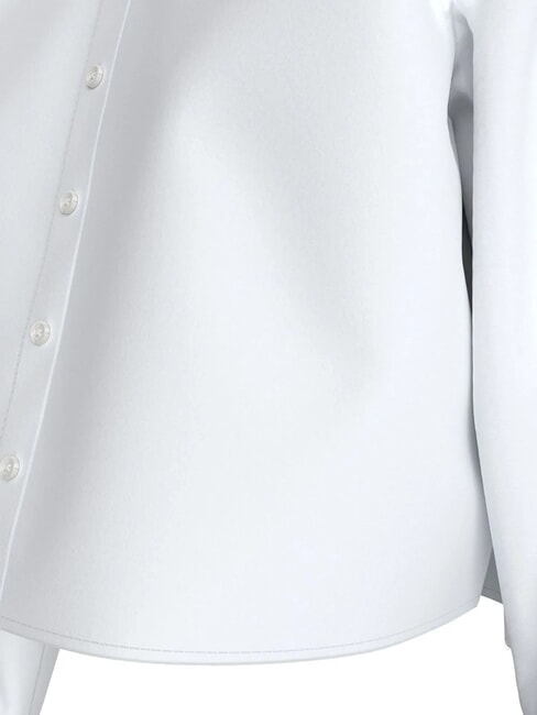 CK JEANS Short, long-sleeved cotton shirt bright white - Shirts