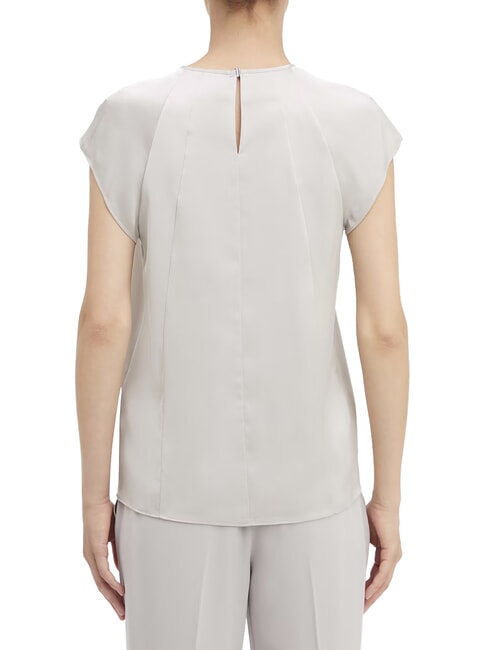 CK Short-sleeved satin shirt sand pebble - Shirts