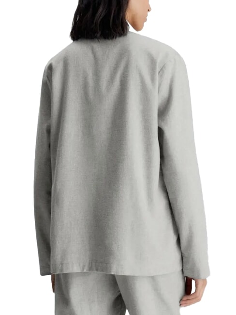 CK Flannel pajama shirt grey heather - Women's Pajamas