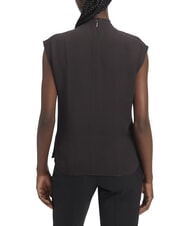 CALVIN KLEIN CK Short-sleeved viscose blouse shirt - Shirts