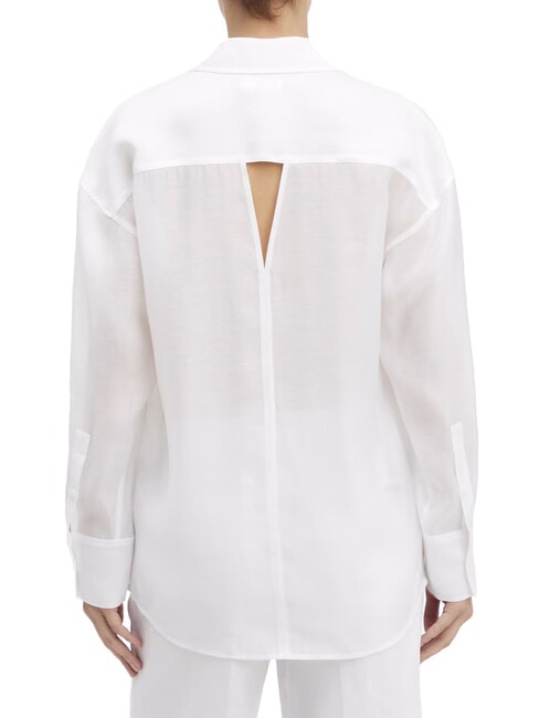 CK Transparent oversized cut-out shirt bright white - Shirts