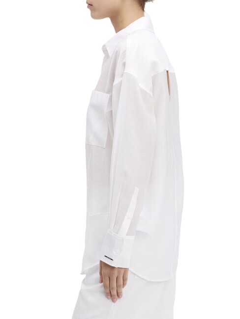 CK Transparent oversized cut-out shirt bright white - Shirts