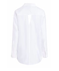 CALVIN KLEIN CK Transparent oversized cut-out shirt bright white - Shirts - 5