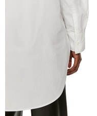 CALVIN KLEIN CK JEANS Oversized long-sleeved shirt bright white - Shirts - 4