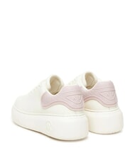 ARMANI EXCHANGE SUPER MINI-TUMBLED Sneakers off white + pale rose - Women’s shoes - 3