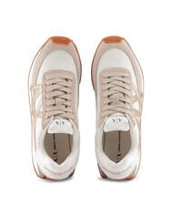 ARMANI EXCHANGE ROYALE SUEDE AIR MESH Sneakers sand+pale gold - Women&rsquo;s shoes - 4